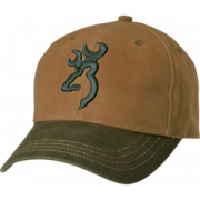 Browning Men's Logo Caps - Acorn/Olive (ONE SIZE FITS MOST)