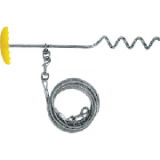 Aspen Pet Stake/20-ft. Tie-Out Cable Combo