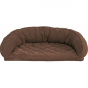 Cabela's Semicircle Memory-Foam Dog Beds - Saddle 'Brown' (SMALL)