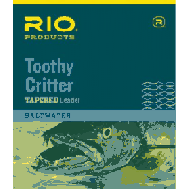 RIO Toothy Critter Hand-Tied Leaders - Clear/Silver (30 LB)