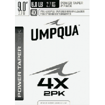 Umpqua Power Taper Leaders Two-Pack 9-ft. (9')