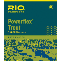 RIO Powerflex -7.5-ft Leader - Natural (7.5FT 4X 6.4LB)