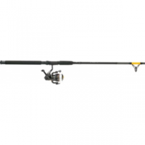 Zebco Catfish Fighter Spinning Combo - Red, Freshwater Fishing
