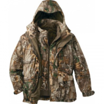 Cabela's Outfitter Camo Berber Fleece Silent Windshear Pullover Hunting  Jacket