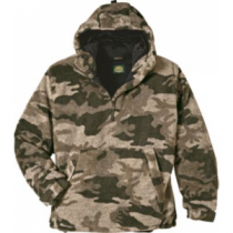 Cabela's Men's Berber Fleece Hybrid Jacket Outfitter Brown Camo Hunting  Jacket
