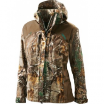 Cabela's OutfitHER Dry-Plus Rainwear Jacket - Zonz Woodlands 'Camouflage' (XL)