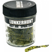 Lunkerhunt Spade Grub Bait Jar - White