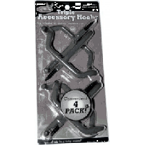 HME Products Triple Accessory Hooks Four-Pack