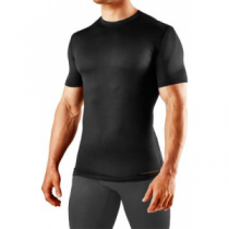 Tommie Copper Men's Short-Sleeve Crew Shirt Tall - Black (XL)